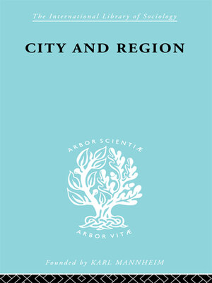 cover image of City & Region          Ils 169